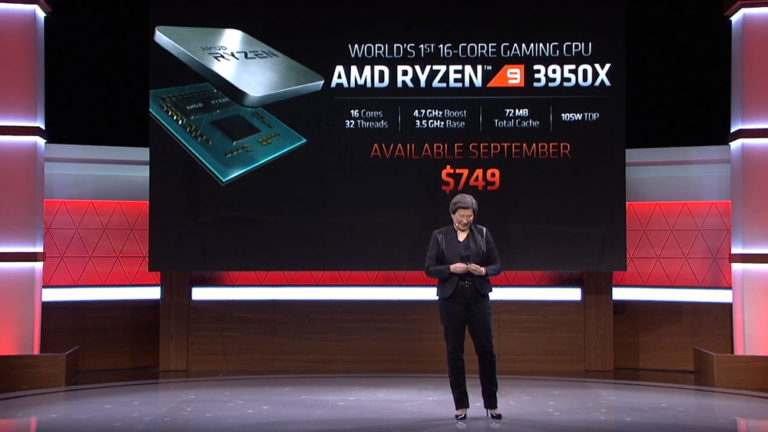 AMD Makes the Ryzen 9 3950X Official: 16 Cores for $749