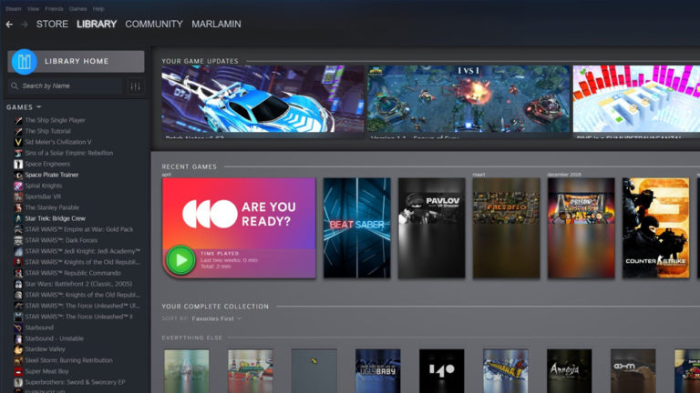 Here’s a Sneak Peek at the New Steam Client Interface