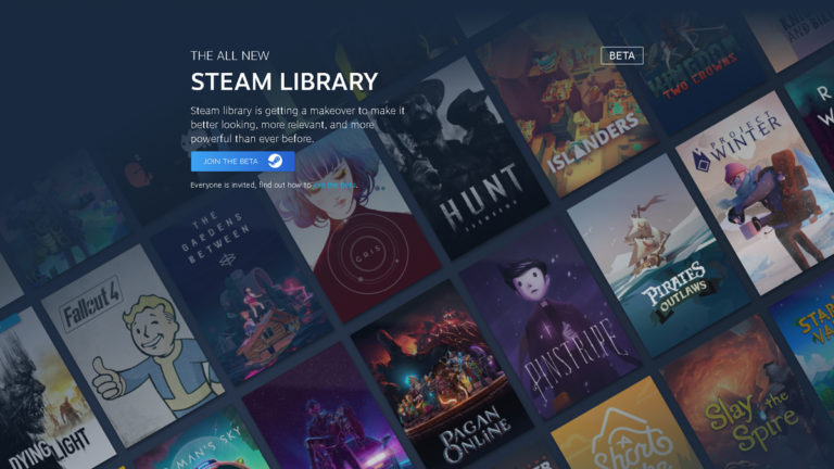 Steam’s New Library Is Now Available for Testing