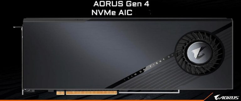 New PCIe 4.0 NVMe AIC from AORUS Coming Soon!