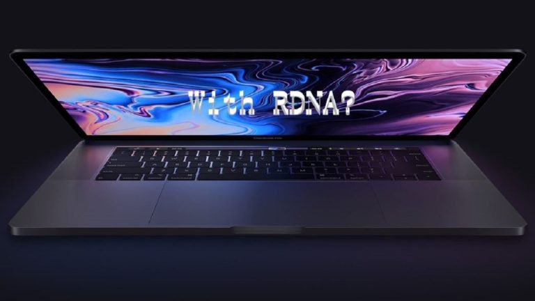 RDNA in a MacBookPro?