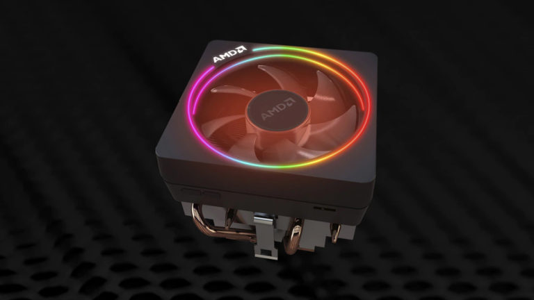 AMD Enhances Its RGB Wraith Prism Stock CPU Cooler with Two Additional Heat Pipes