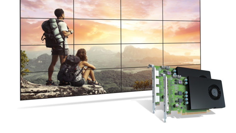 Matrox Partners with NVIDIA on “D-Series” Graphics Cards for Enormous 4K Video Walls