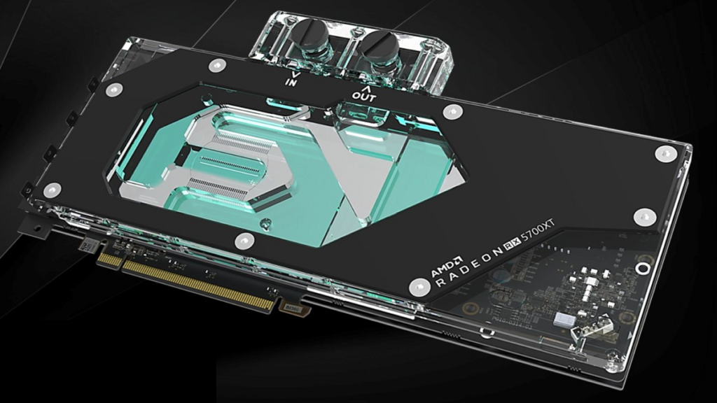 Raijintek's New Water Block For 5700 Series GPU's top view