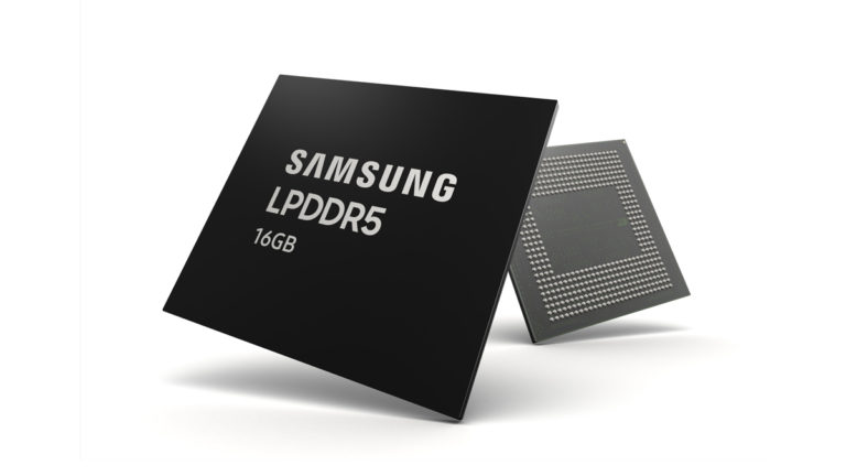 Samsung Begins Mass Production of 16 GB LPDDR5 DRAM for Expensive Flagship Smartphones