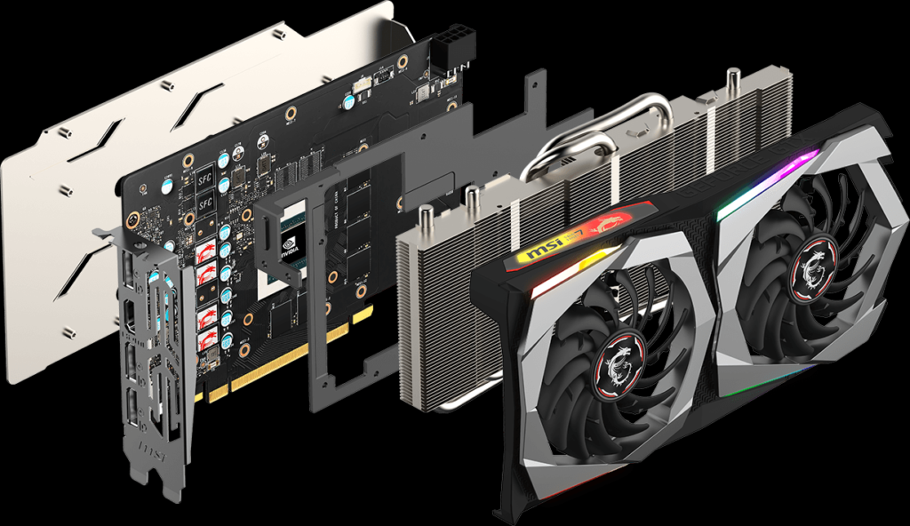 MSI GeForce GTX 1660 SUPER GAMING X Components