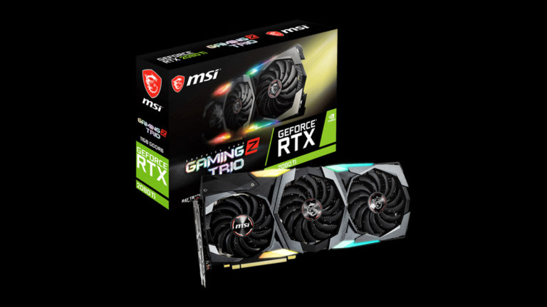 MSI Releases World’s First GPU with 16 Gbps GDDR6 Memory: GeForce RTX 2080 Ti GAMING Z TRIO