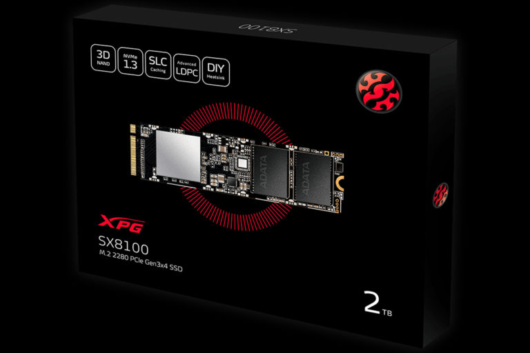 XPG SX8100 2TB M.2 NVMe SSD Featured Image