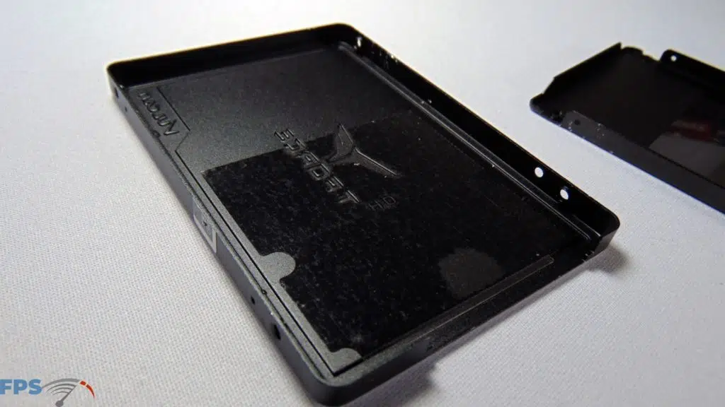 TeamGroup T-Force Vulcan 500GB SSD opened lid