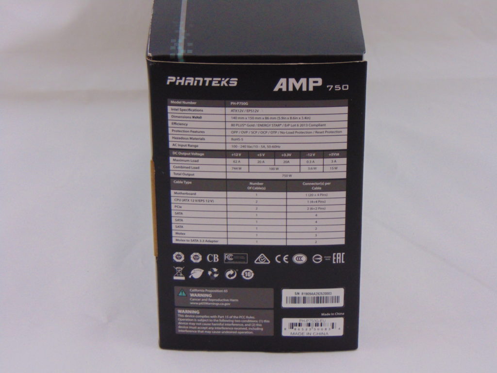 Phanteks AMP 750 Power Supply Box