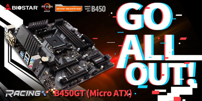 [PR] BIOSTAR Announces RACING B450GT Motherboard for Micro-ATX Ryzen Builds