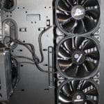 Enermax LIQTECH II 360mm AIO Cooler's Radiator installed on the FPS Review test rig
