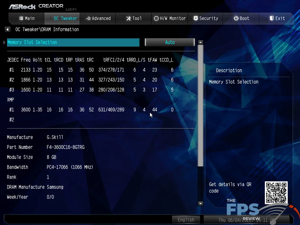 ASRock X570 Creator Motherboard BIOS OC Tweaker