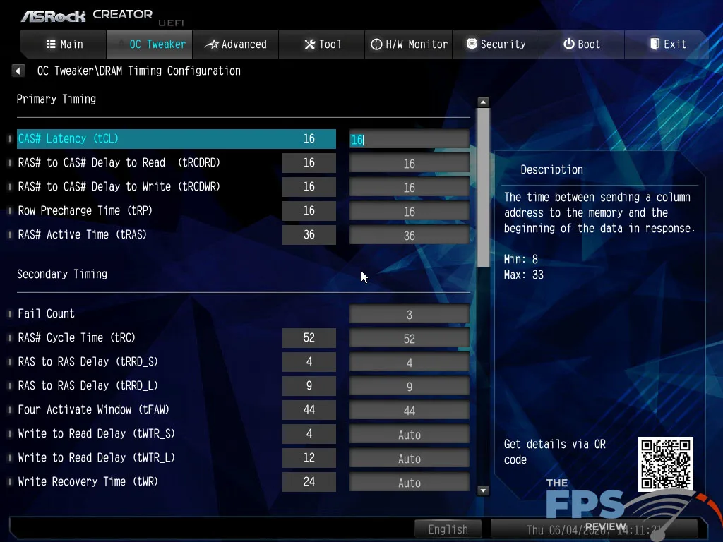 ASRock X570 Creator Motherboard BIOS OC Tweaker