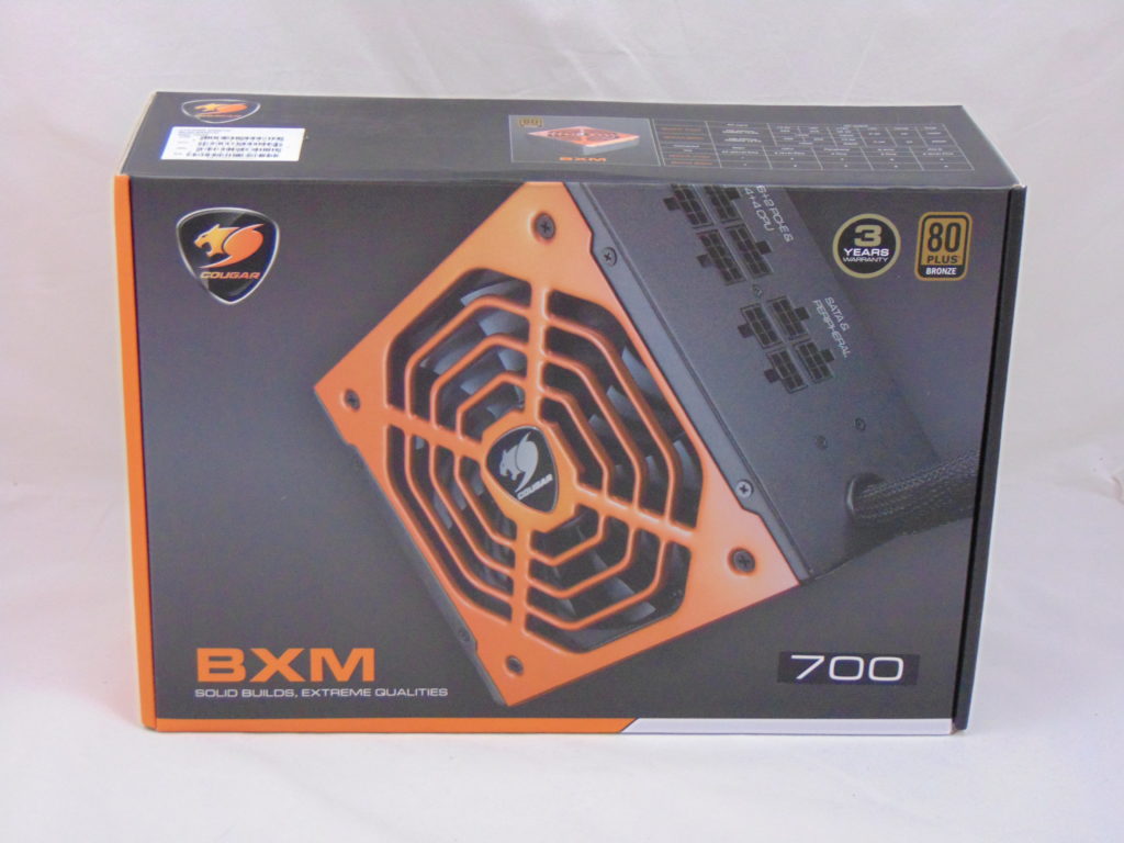 Cougar BXM 700 front of box