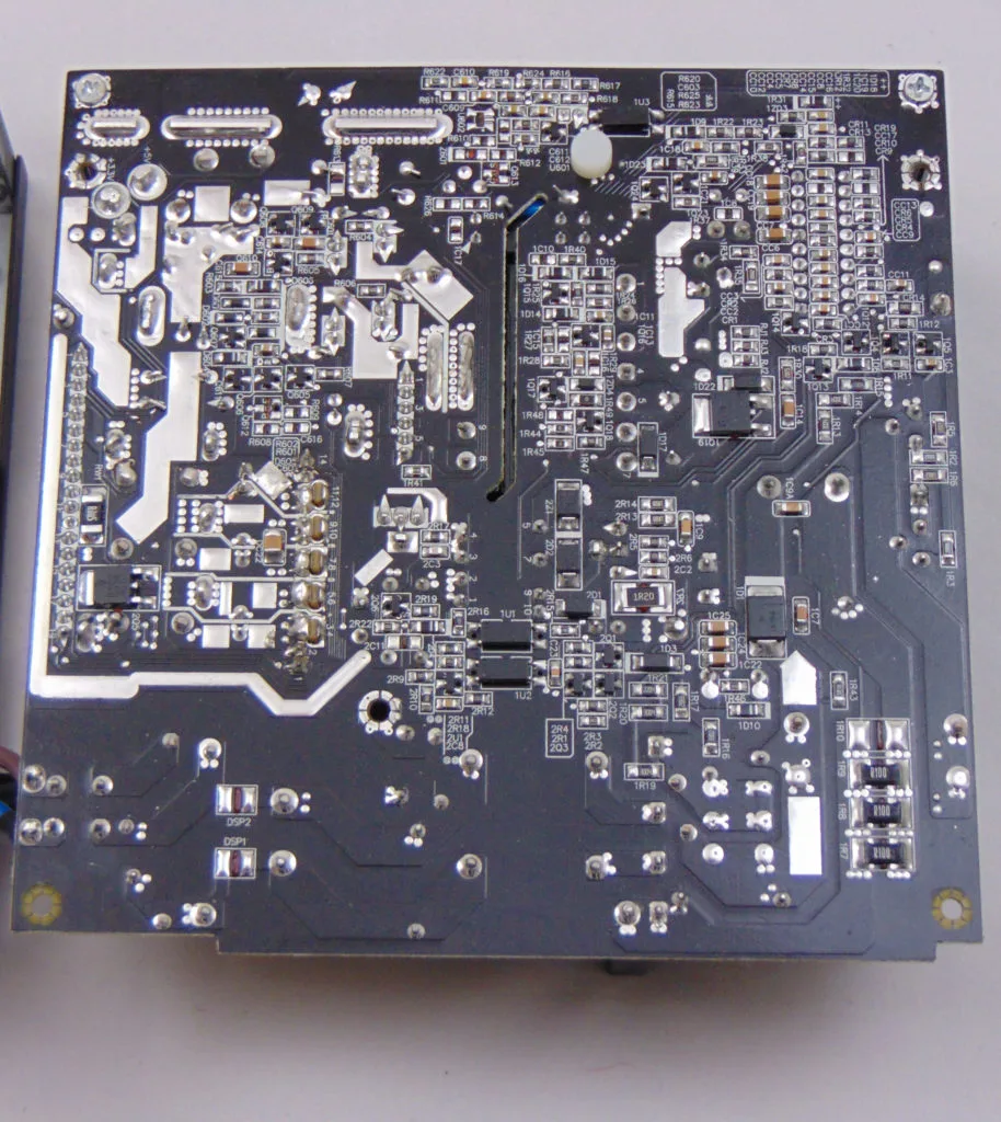 EVGA SuperNOVA 750 G5 750W Power Supply Back of PCB Soldering