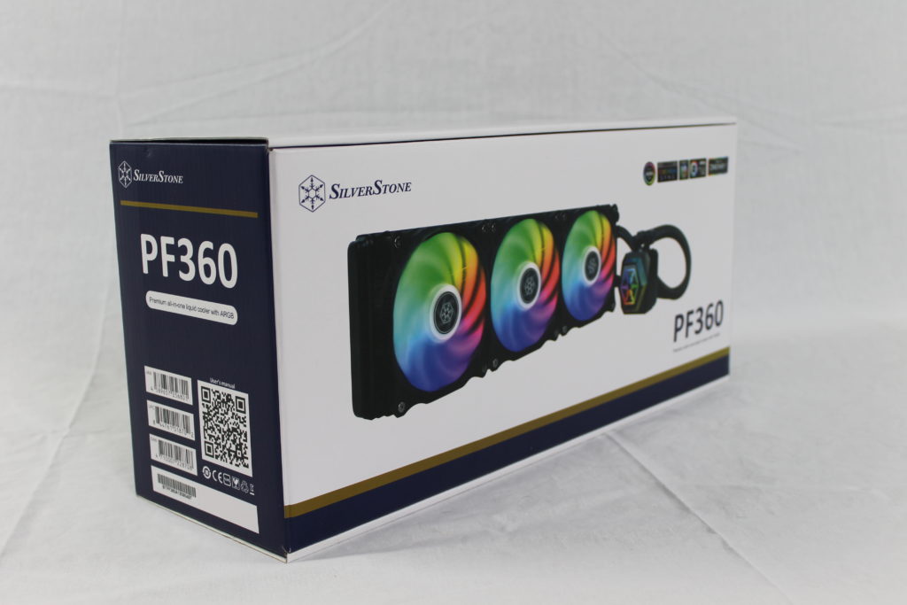 SilverStone PF360-ARGB AIO Cooler Front of Box
