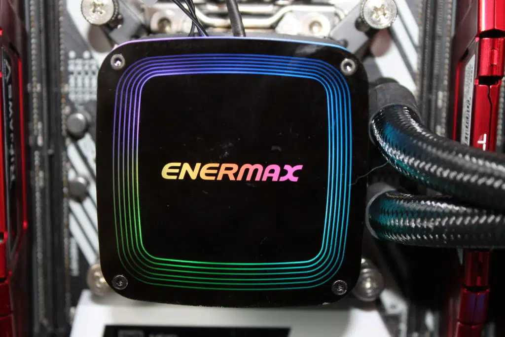 Enermax AQUAFUSION 240 AIO Waterblock Installed