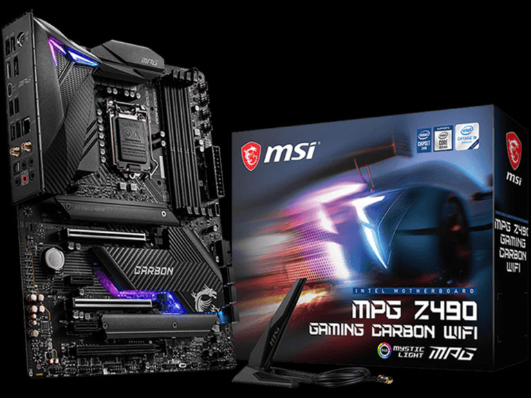 MSI MPG Z490 Gaming Carbon WiFi Motherboard Featured Image