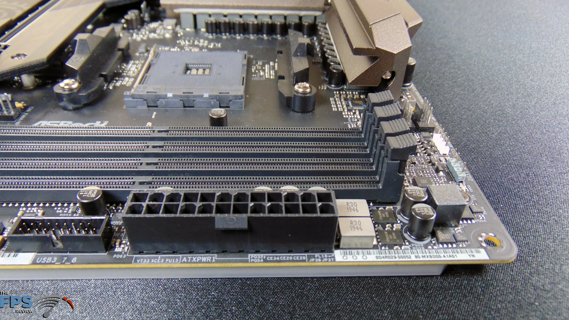 ASRock B550 Taichi Motherboard Power and Headers
