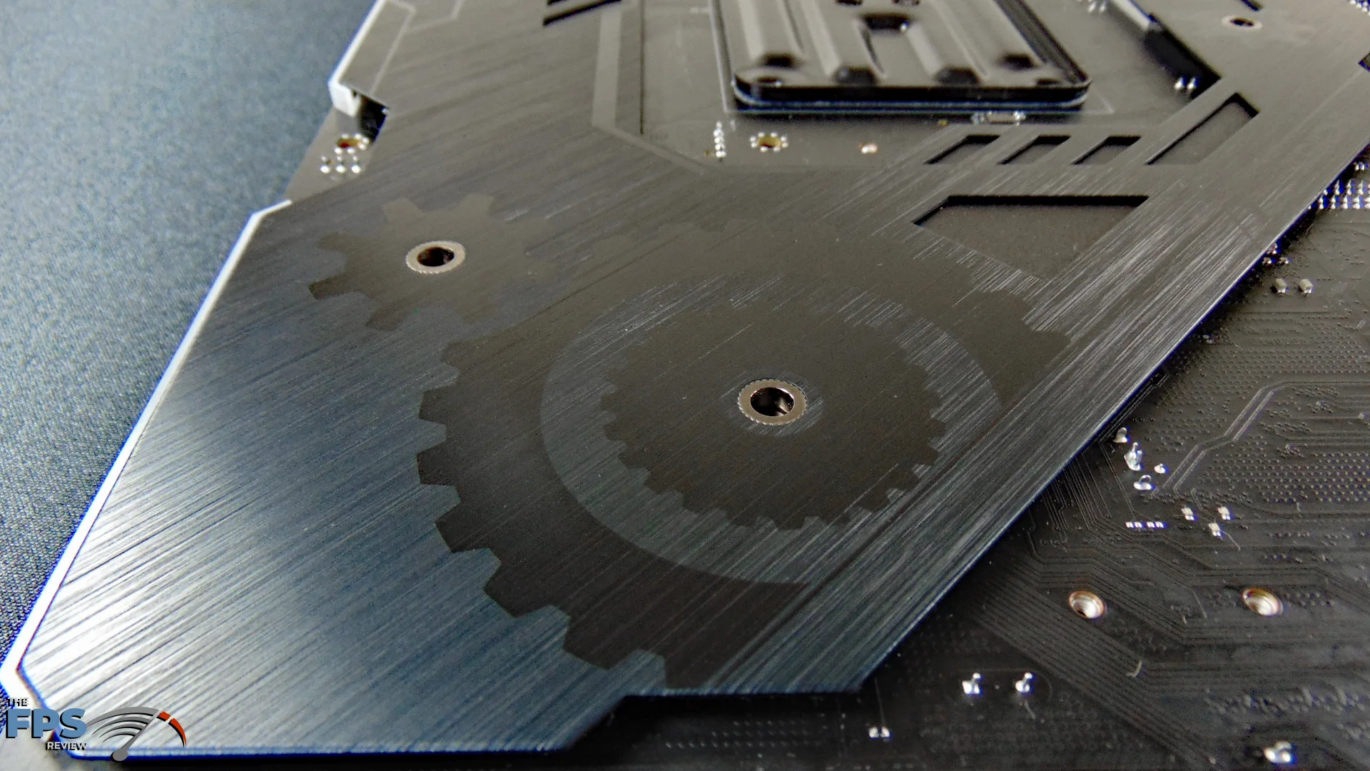 ASRock B550 Taichi Motherboard Backplate art