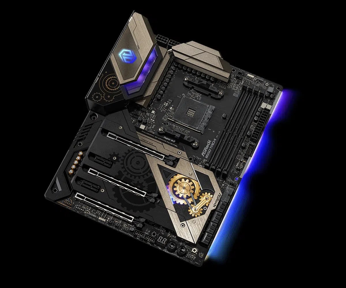 ASRock B550 Taichi Motherboard Press Picture RGB Front