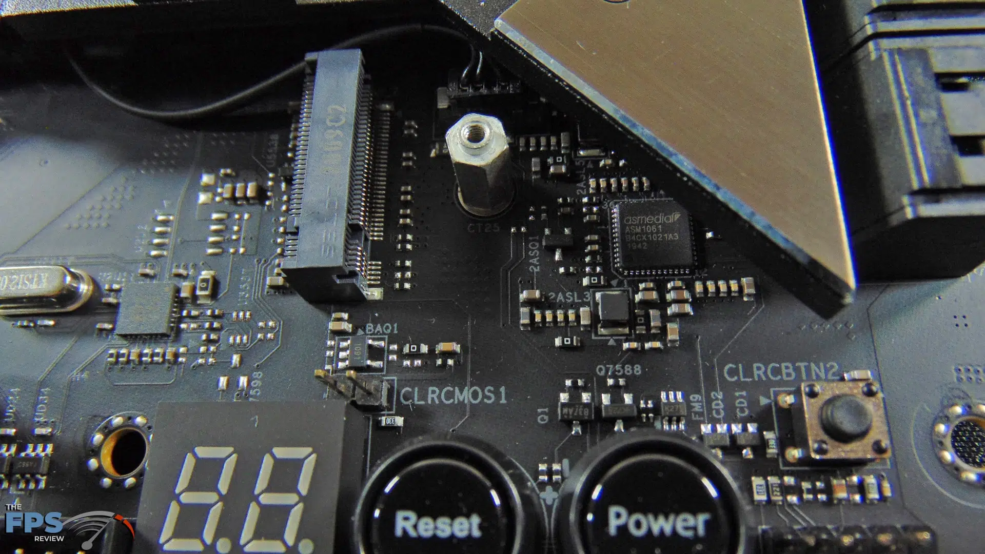 ASRock B550 Taichi Motherboard Power and Reset