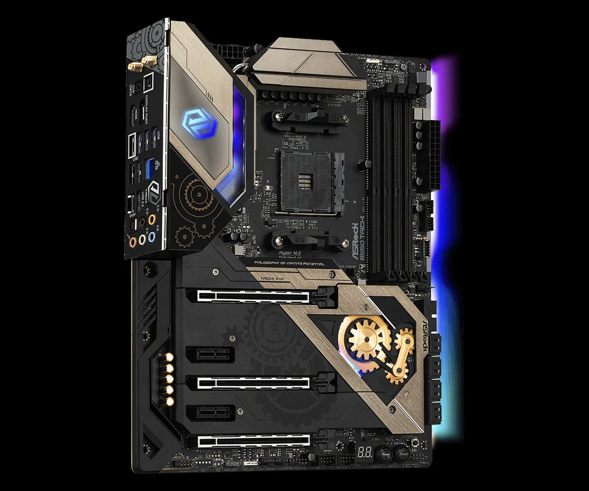 ASRock B550 Taichi Motherboard Press Picture RGB Front