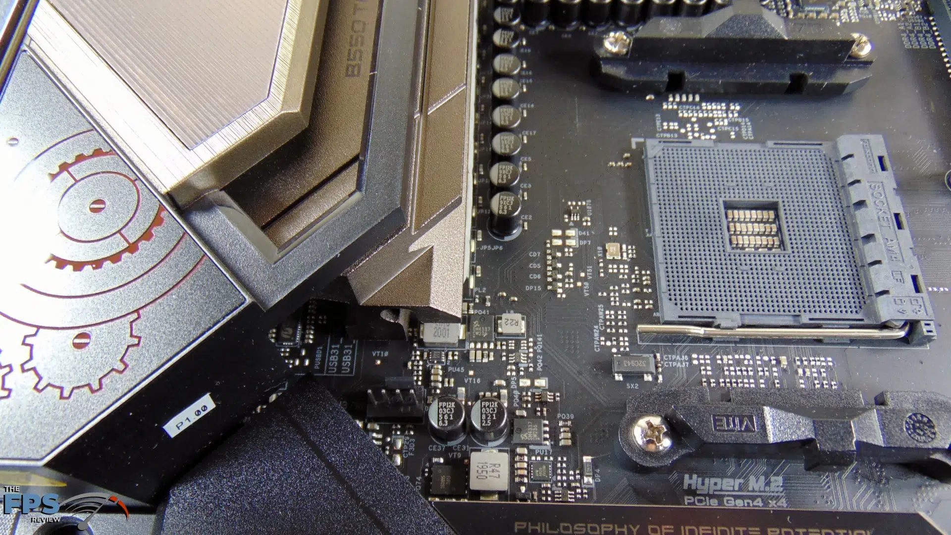 ASRock B550 Taichi Motherboard Socket