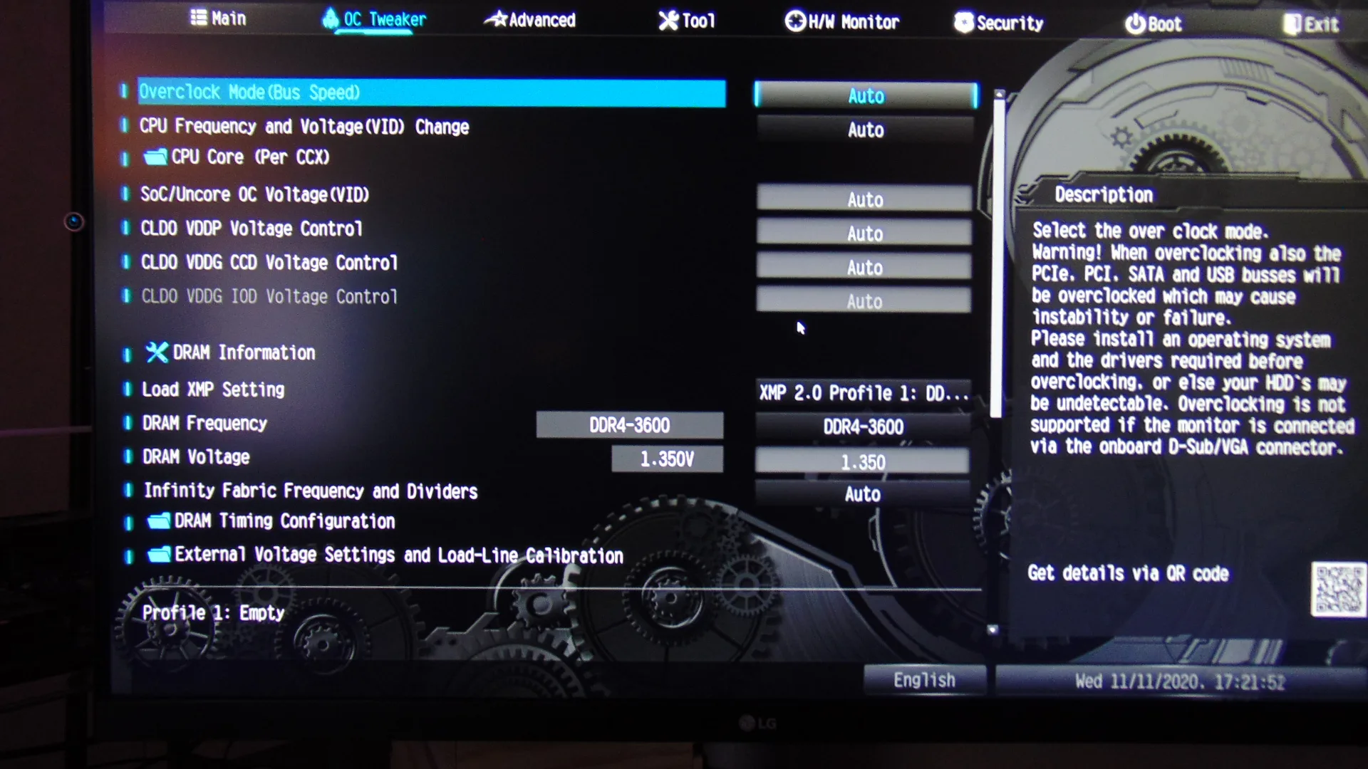 ASRock B550 Taichi Motherboard BIOS