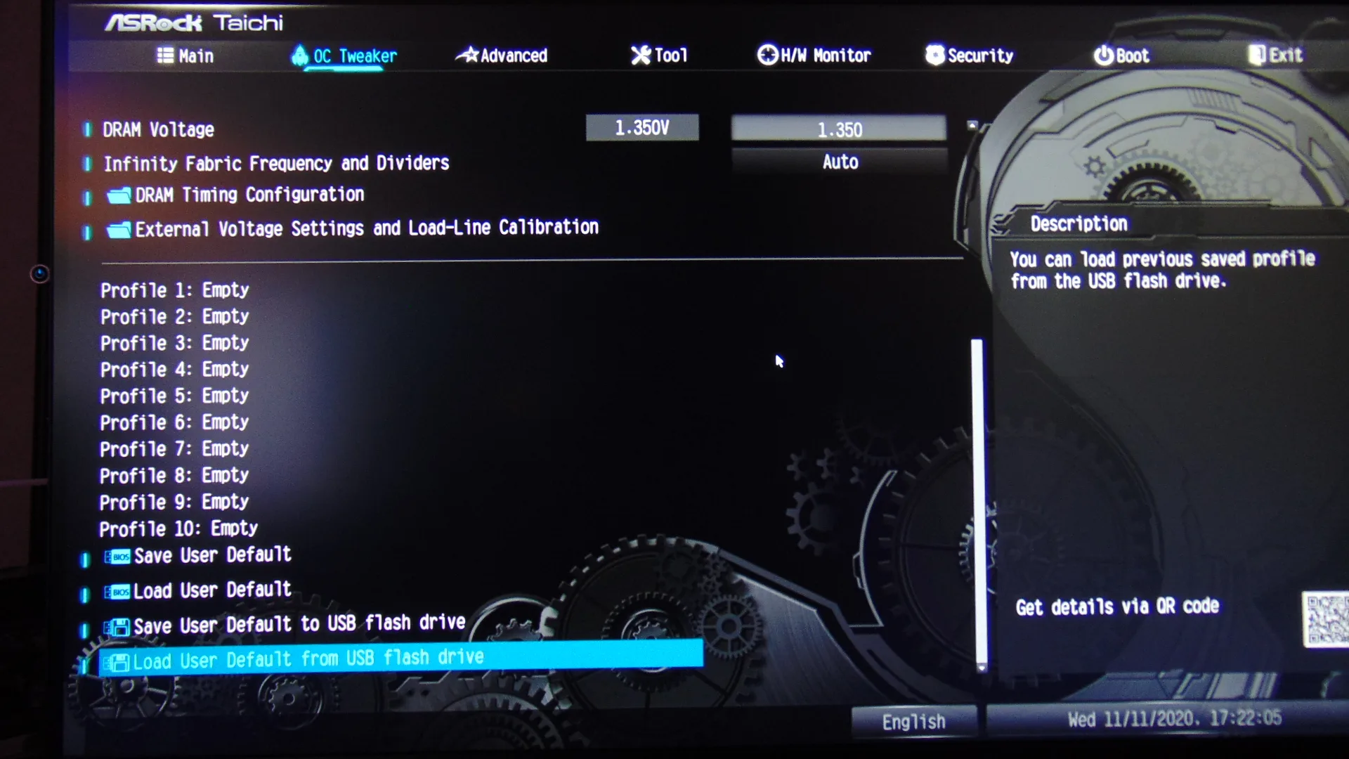 ASRock B550 Taichi Motherboard BIOS