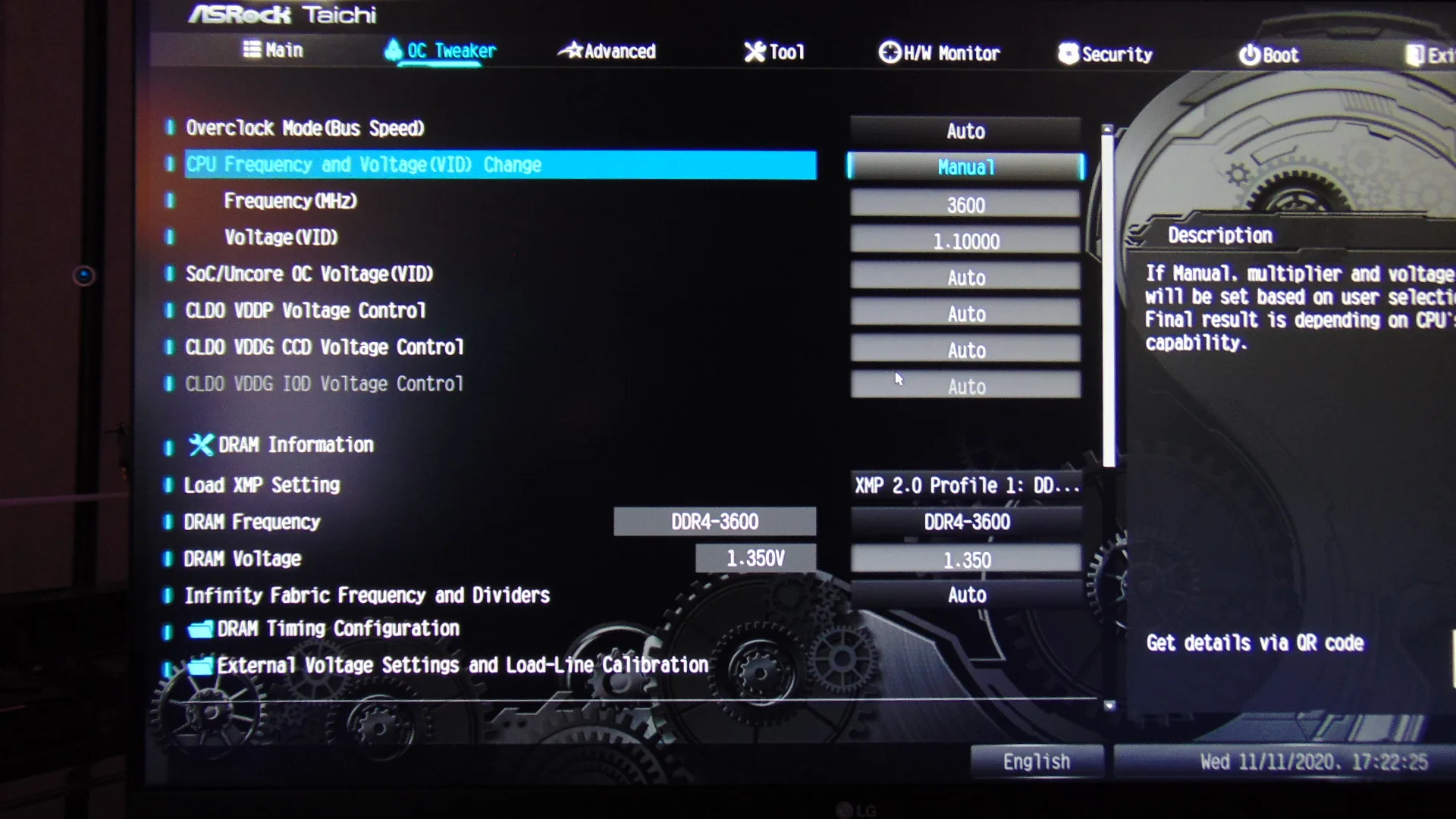 ASRock B550 Taichi Motherboard BIOS