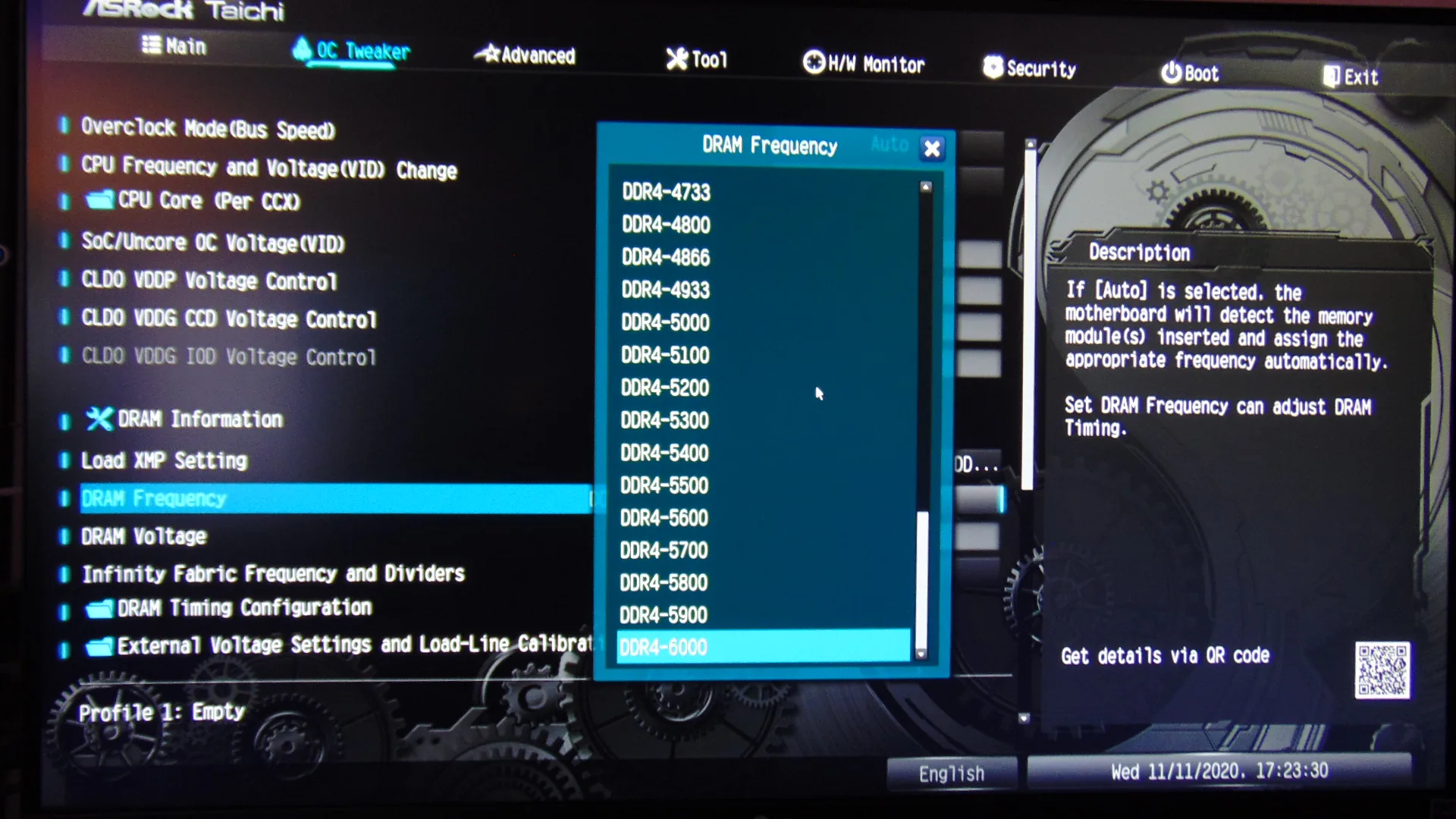 ASRock B550 Taichi Motherboard BIOS