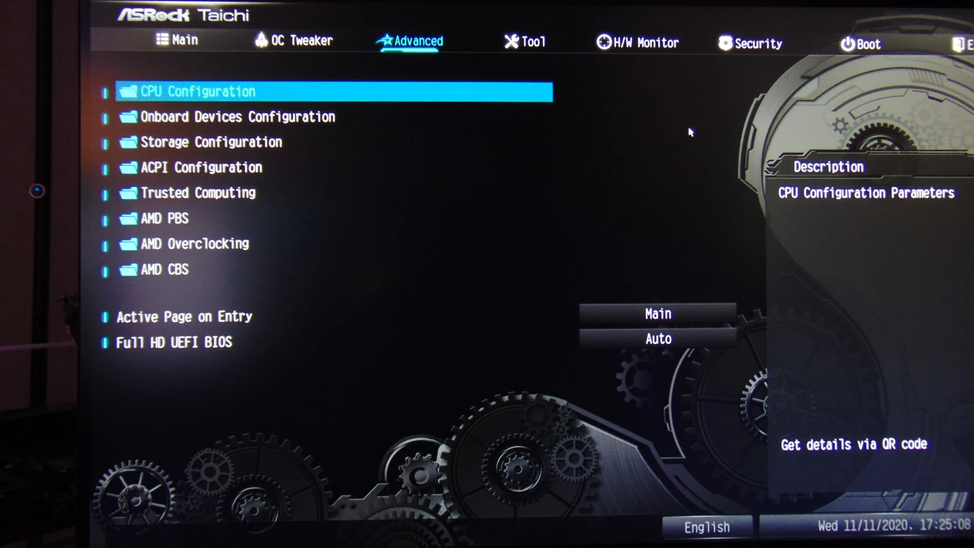 ASRock B550 Taichi Motherboard BIOS