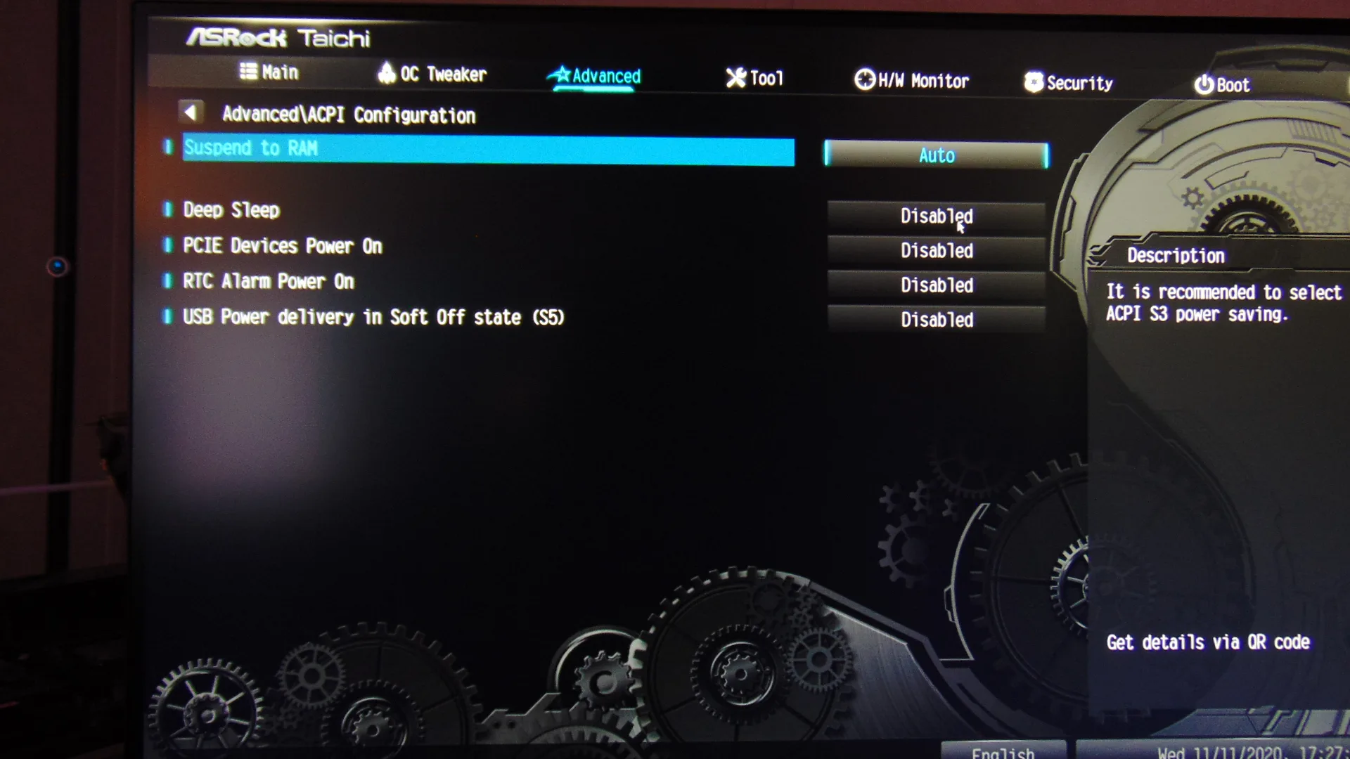 ASRock B550 Taichi Motherboard BIOS