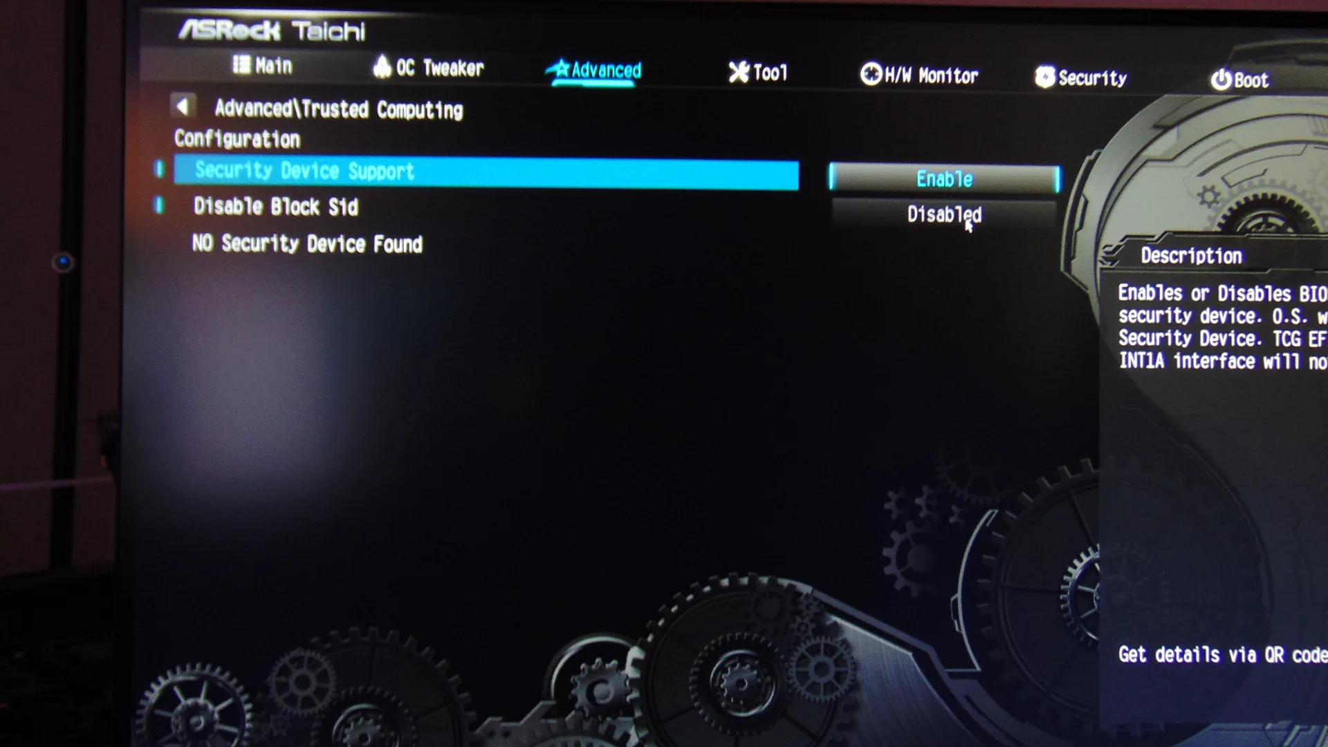 ASRock B550 Taichi Motherboard BIOS