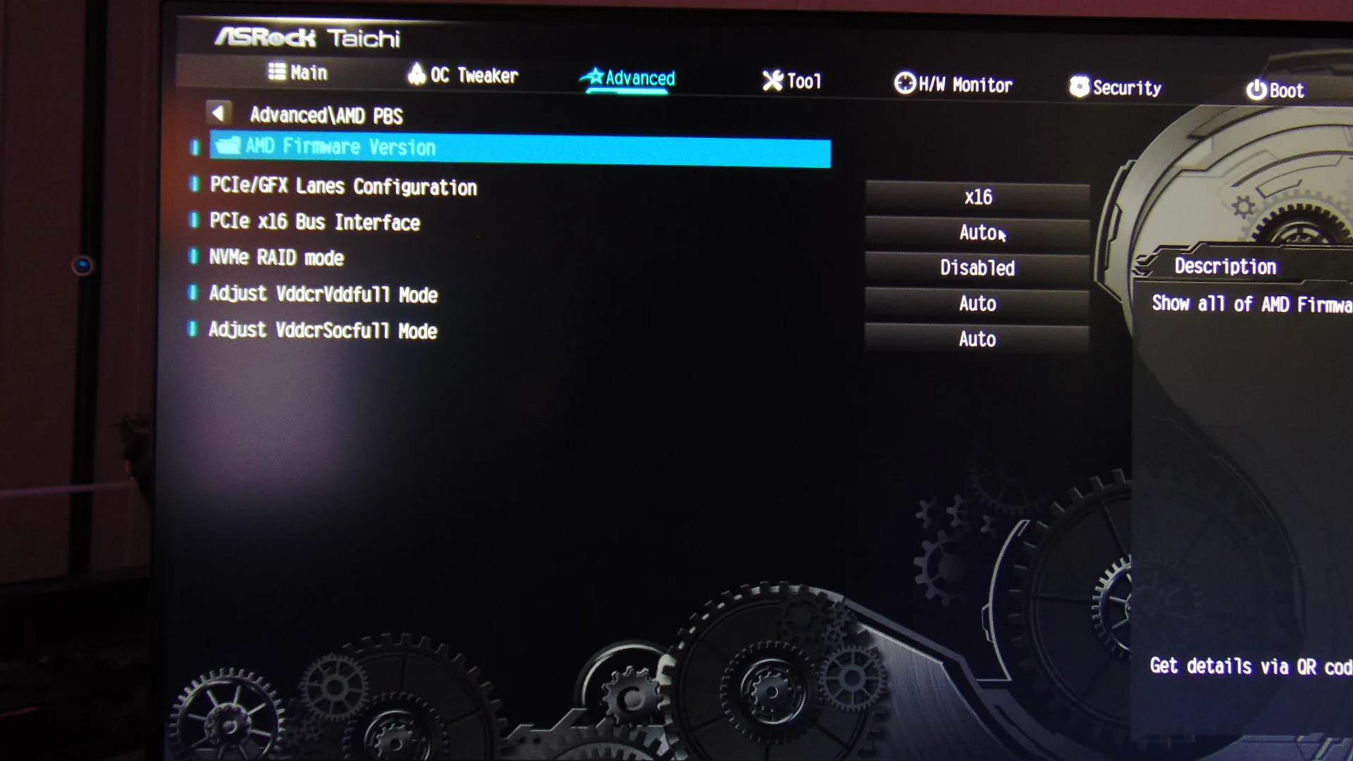ASRock B550 Taichi Motherboard BIOS