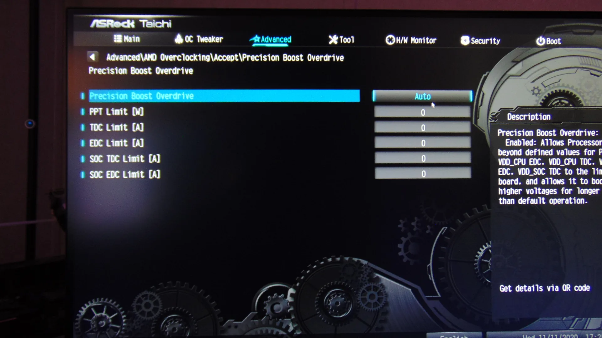 ASRock B550 Taichi Motherboard BIOS