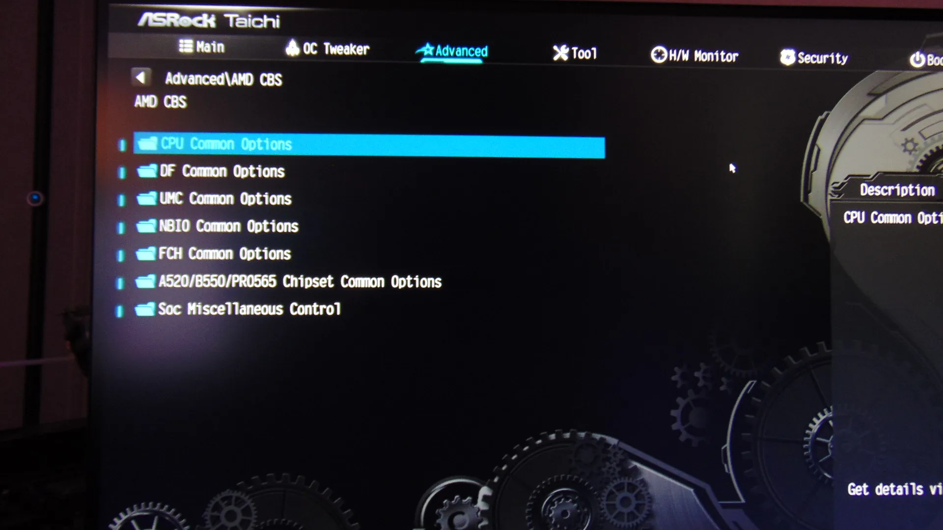ASRock B550 Taichi Motherboard BIOS
