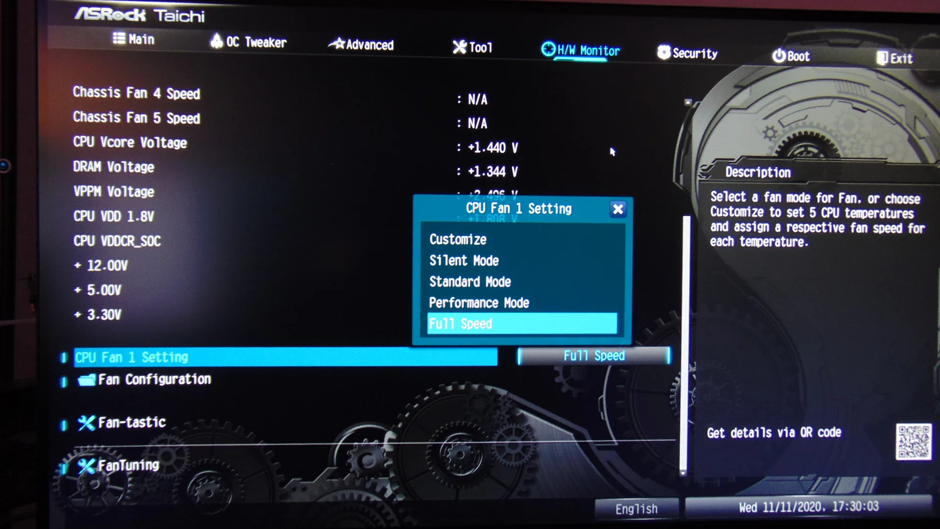 ASRock B550 Taichi Motherboard BIOS
