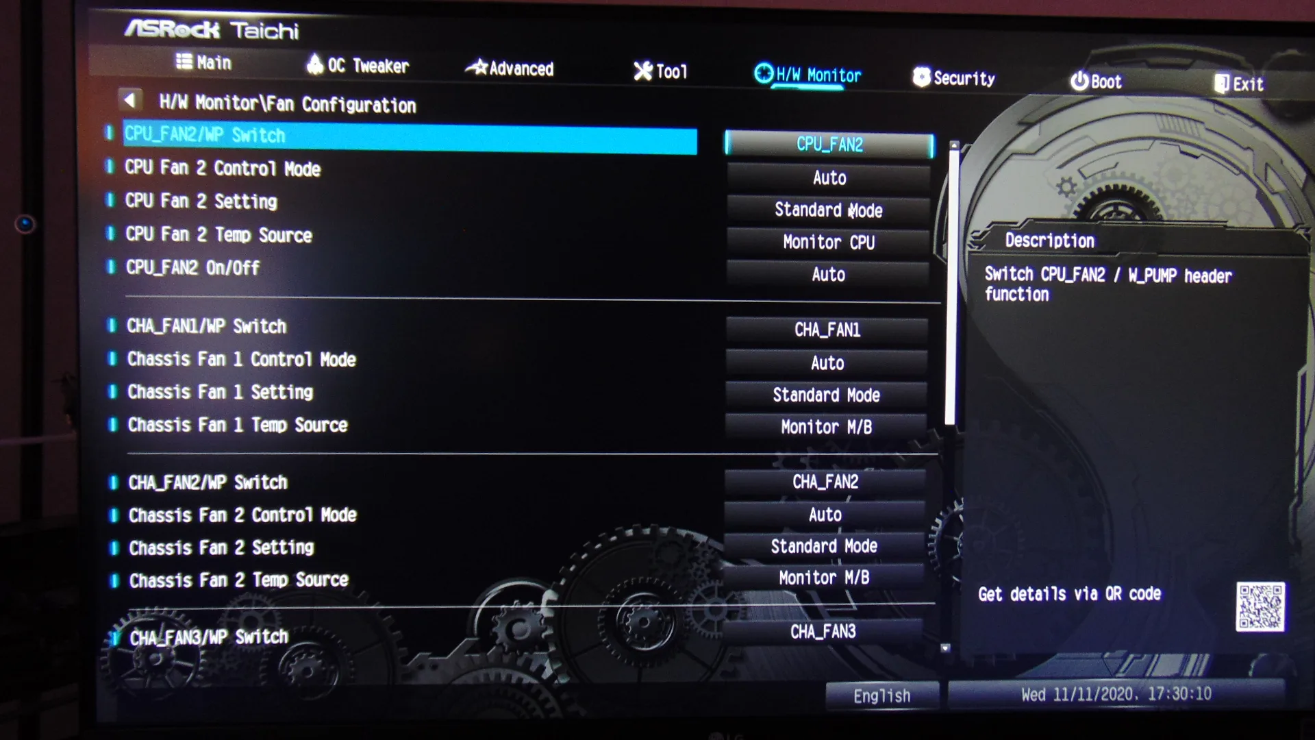 ASRock B550 Taichi Motherboard BIOS