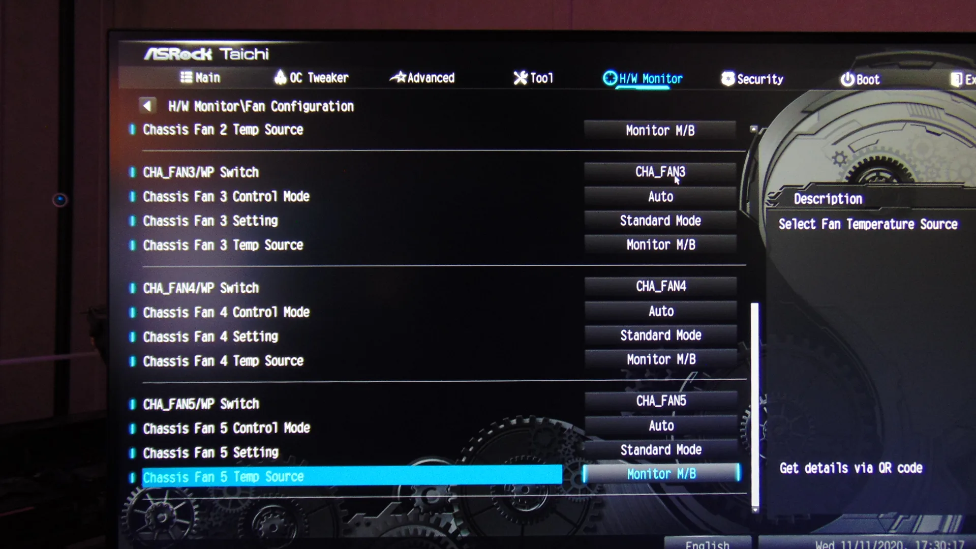 ASRock B550 Taichi Motherboard BIOS