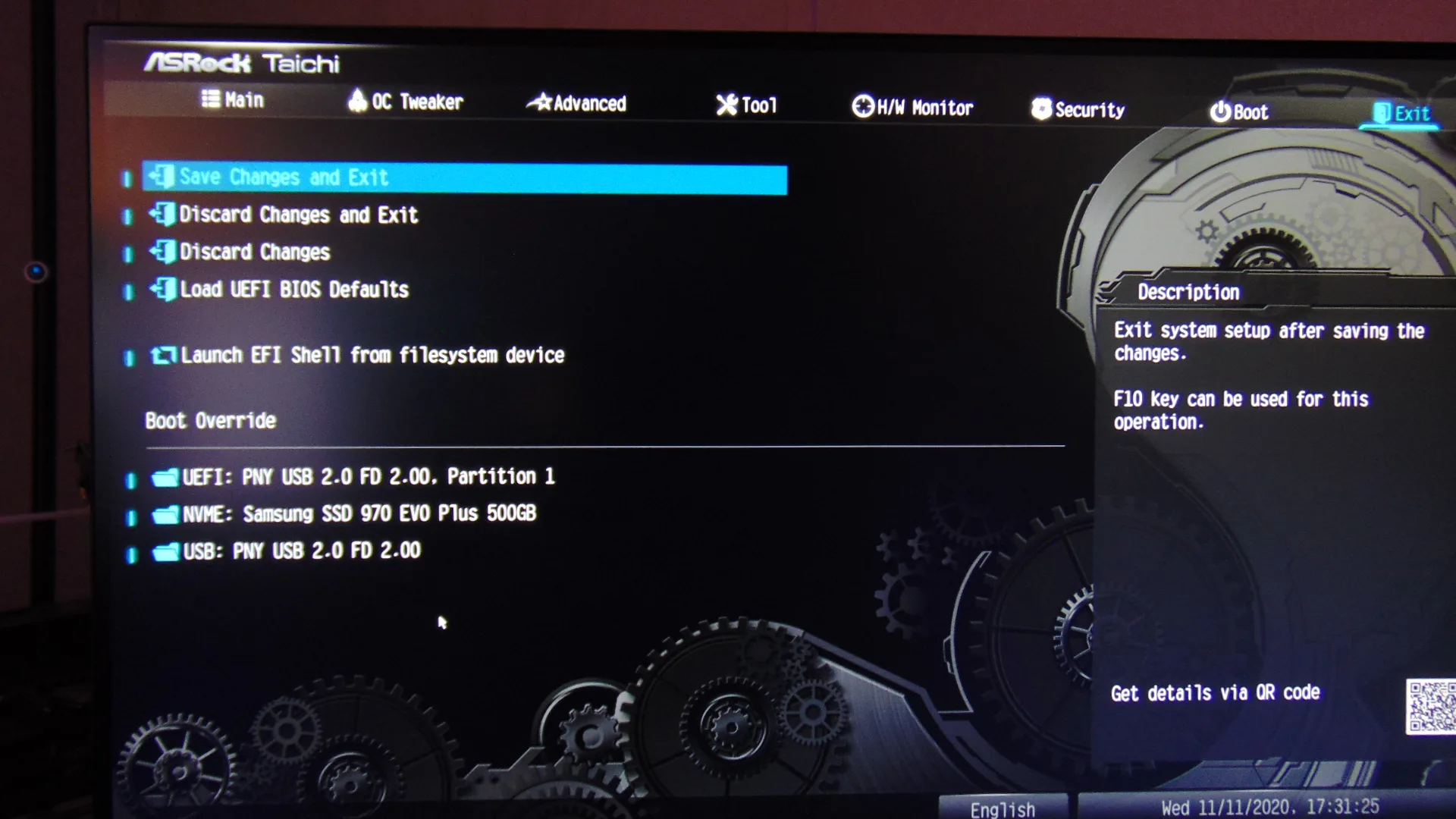 ASRock B550 Taichi Motherboard BIOS
