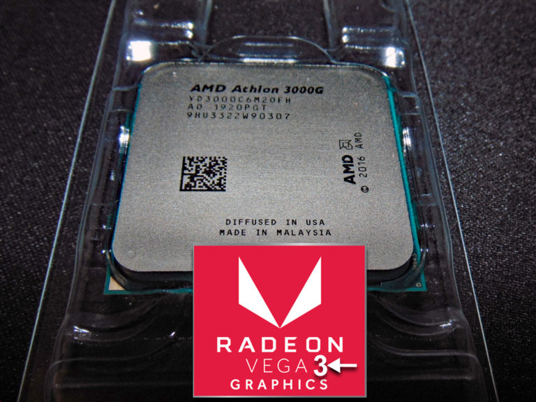 AMD Athlon 3000G Vega 3 APU Game Performance Featured Image