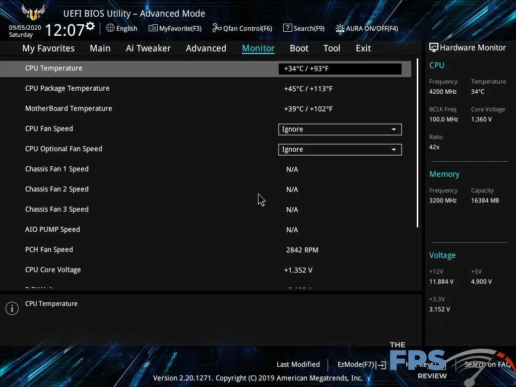ASUS TUF GAMING X570 PLUS (WI-FI) Motherboard Review BIOS