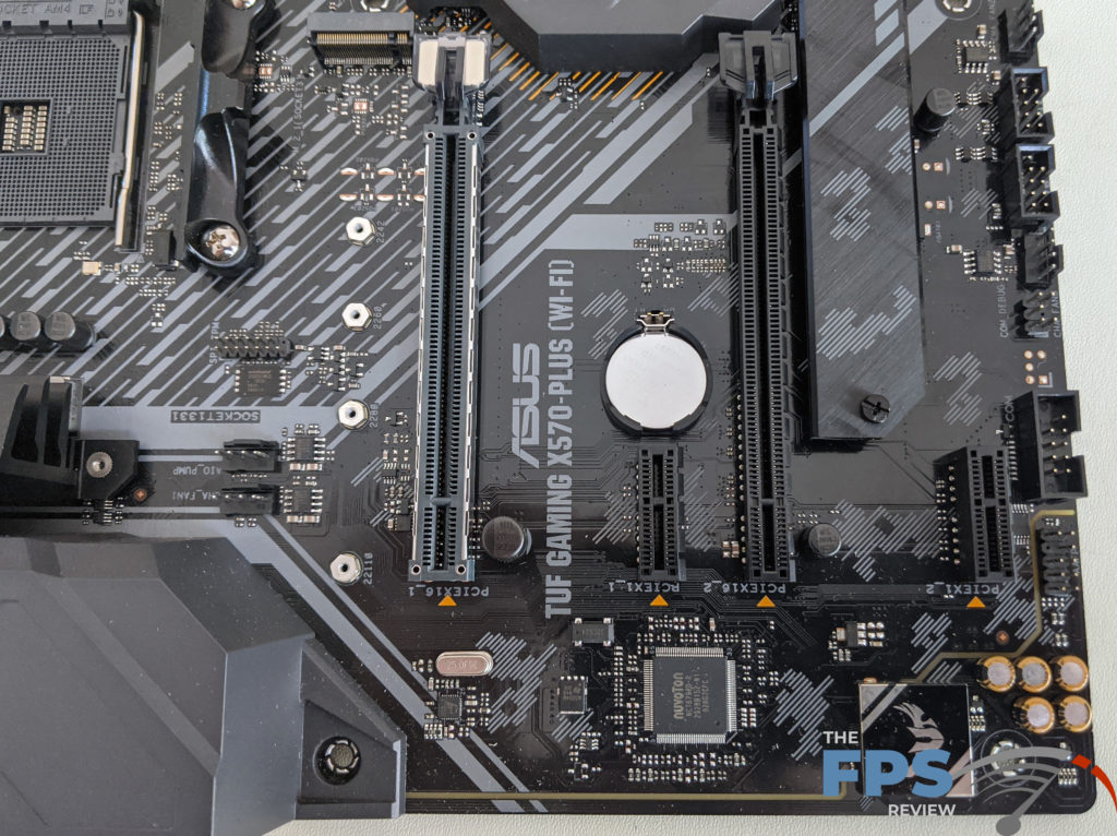 ASUS TUF GAMING X570 PLUS (WI-FI) Motherboard Review Motherboard Showing Expansion Slots