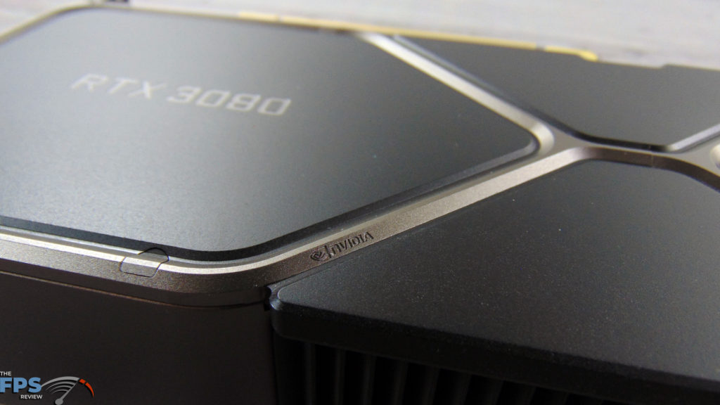 NVIDIA GeForce RTX 3080 Founders Edition engraved nvidia logo