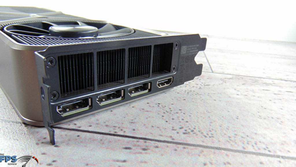 NVIDIA GeForce RTX 3080 Founders Edition i/o ports