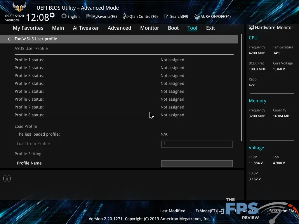 ASUS TUF GAMING X570 PLUS (WI-FI) Motherboard Review BIOS