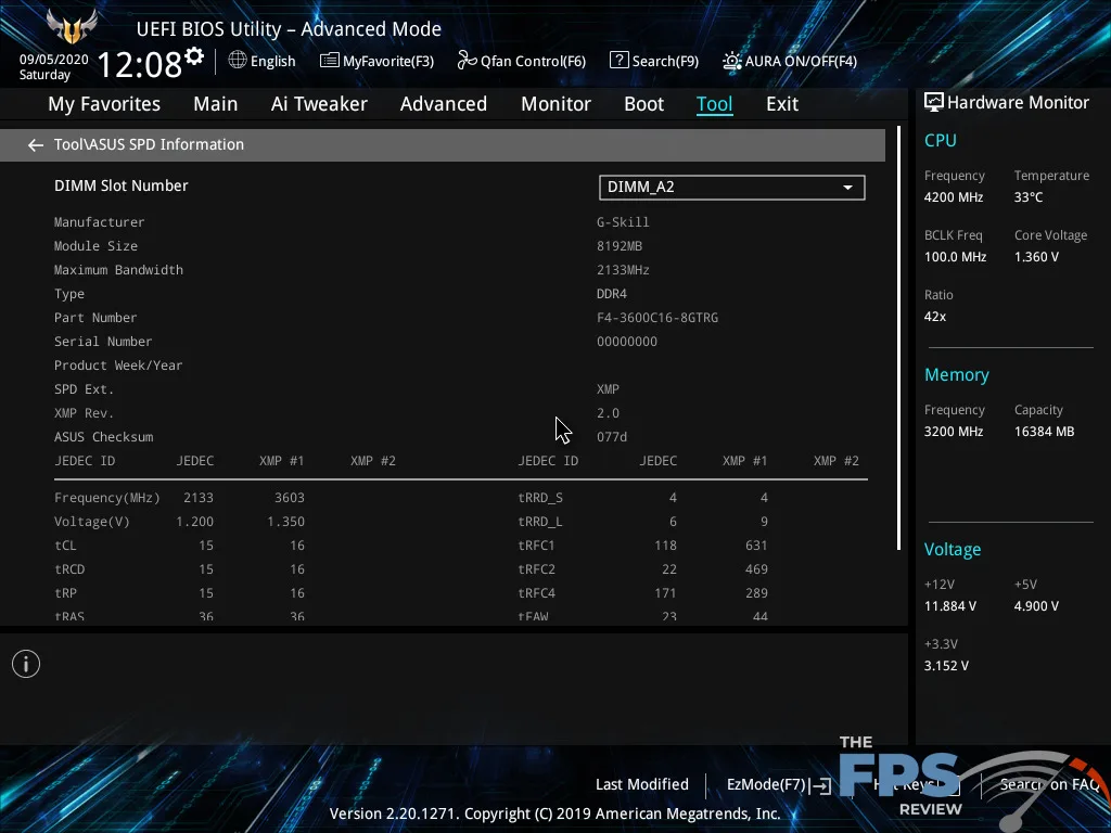 ASUS TUF GAMING X570 PLUS (WI-FI) Motherboard Review BIOS